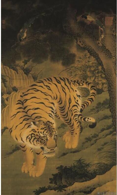 대만 국립고궁박물원에 소장된 명나라 때의 작가 미상 ‘호작도’. 대만 국립고궁박물원 제공