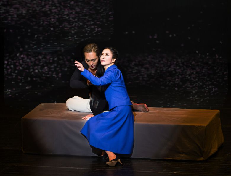 대한제국 마지막 황태자비 이방자 여사의 사연 많은 삶을 다룬 일본 창작 오페라 ‘더 라스트 퀸’은 재일동포 소프라노 전월선씨가 각본을 쓰고 주역을 맡았다. 전월선 제공