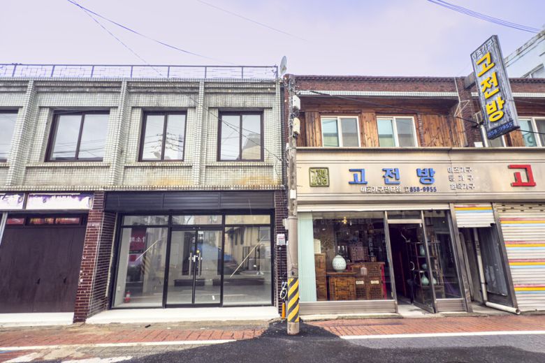 옛 형제상회와 고전방. 최갑수 제공