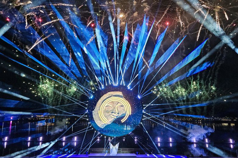 오는 11월2일까지 보문관광단지 보문호 일대에선 야간 멀티미디어쇼가 펼쳐진다. 경주시 제공