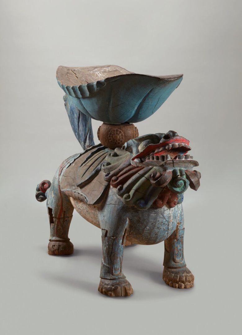 조선시대 불교공예품인 법고대. 국립중앙박물관 소장