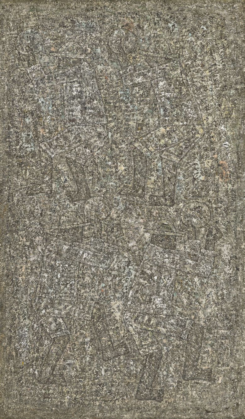 국민화가 박수근이 타계 직전까지 그렸던 말년의 대작 ‘농악’. 국립현대미술관 소장