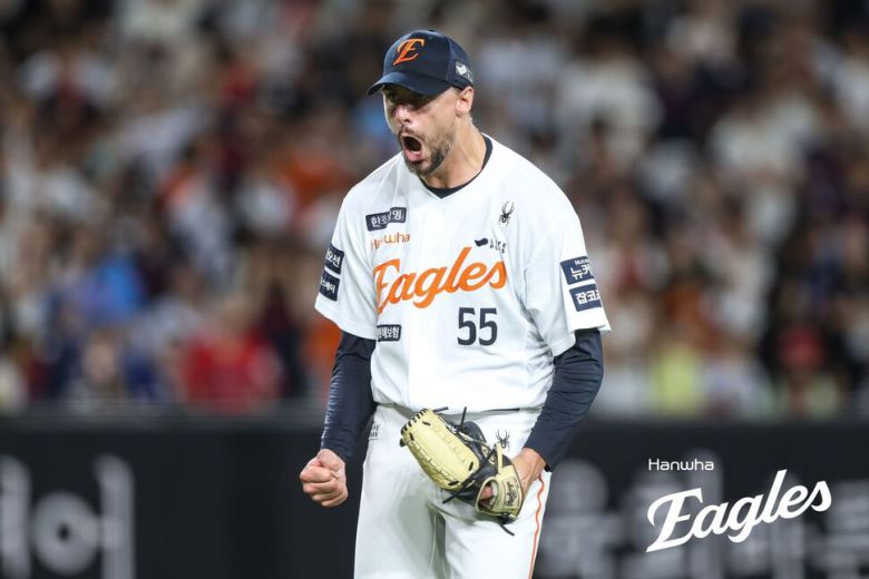 라이언 와이스. 한화 이글스 제공