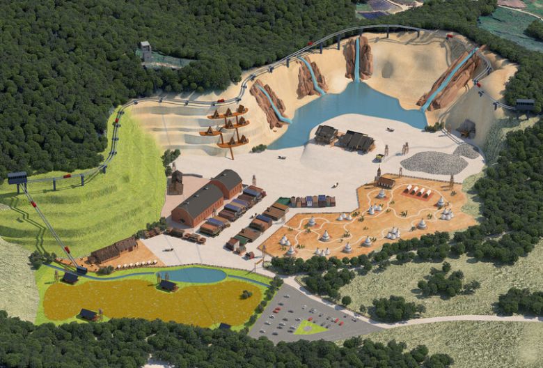 전북 고창군이 지역 관광거점으로 육성하기 위해 추진하는 성송면 암치 석산 소규모 관광단지 조감도. 고창군 제공