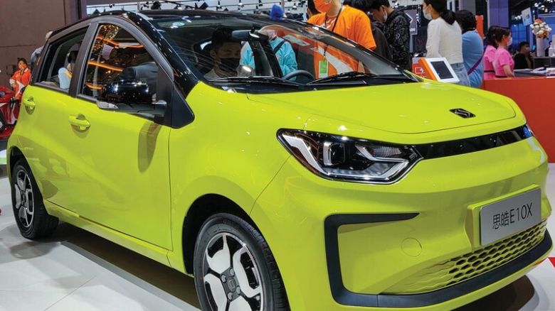 중국의 한 기업이 제작한 나트륨이온 배터리 전기차. JustAnotherCarDesigner/위키피디아