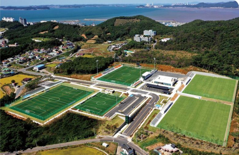 보령스포츠파크(박지성 보령축구트레이닝센터) 전경. 보령시 제공