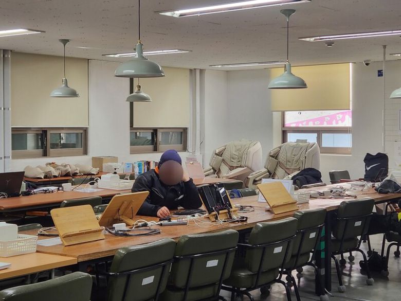 20일 오후 서울 중구 ‘휴서울북창동이동노동자쉼터’의 모습. 조해영 기자