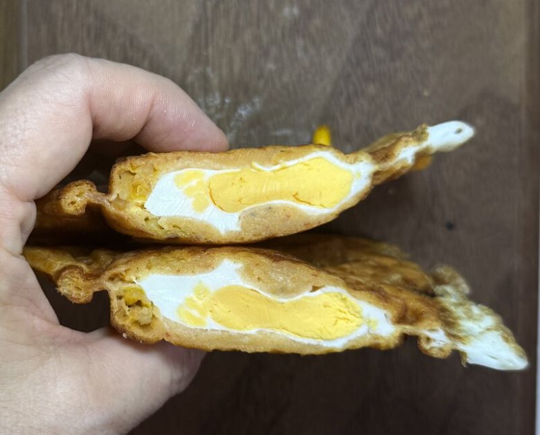 달걀이 속재료인 ‘서울붕어베이커리’의 붕어빵. 박미향 기자