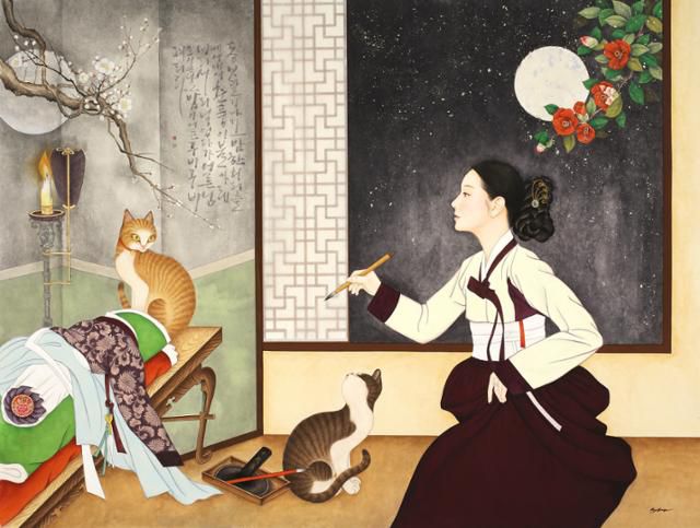 '경기별곡: 민화, 경기를 노래하다' 출품작 .