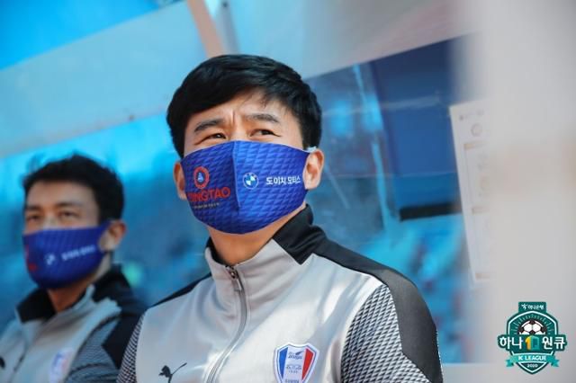 수원 삼성 박건하 감독. 한국프로축구연맹 제공