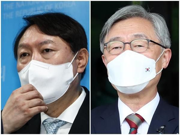 윤석열 전 검찰총장(왼쪽 사진)과 최재형 전 감사원장. 뉴스1, 연합뉴스