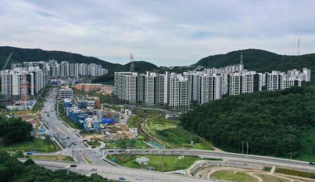지난 16일 경기 성남시 판교대장 도시개발사업구역 모습. 연합뉴스