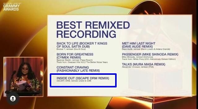 이스케이프 드림이 '그래미 어워즈' 후보에 지명됐다.