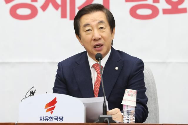 김성태 전 자유한국당 의원. 뉴스1