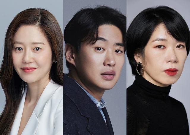 고현정 안재홍 염혜란(왼쪽부터 차례로)이 '마스크걸'에 캐스팅됐다. 아이오케이컴퍼니, 매니지먼트mmm, 에이스팩토리 제공