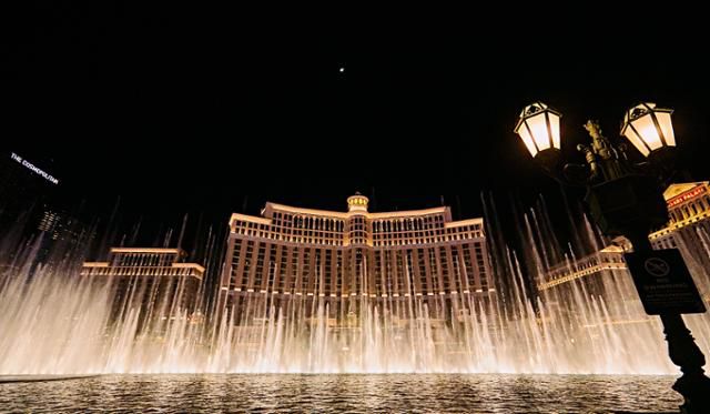 세계 3대 분수쇼로 꼽히는 '벨라지오 분수쇼'는 투어 기간 중 방탄소년단의 음악과 함께 화려한 쇼를 선사한다. 빅히트뮤직 제공