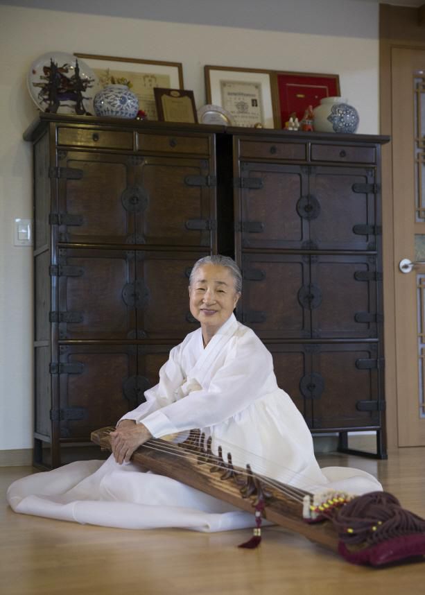 이영희 국가무형문화재 가야금산조 및 병창 보유자. 문화재청 제공