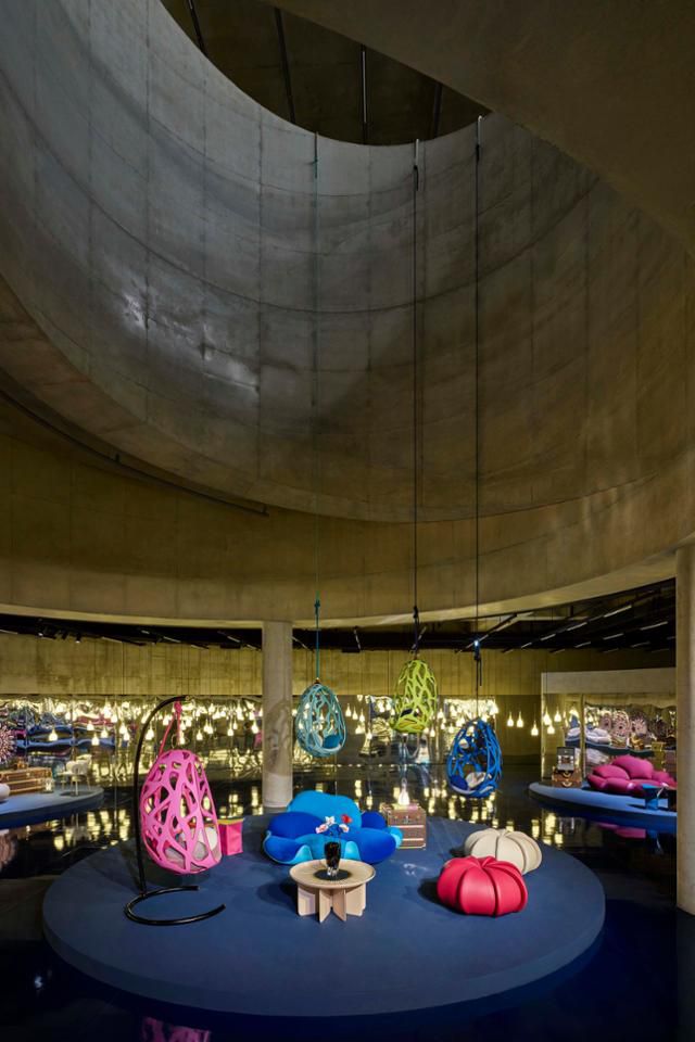 패션 브랜드 루이비통의 디자인 가구 전시회 '오브제 노마드'. 루이비통 제공