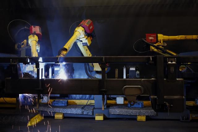 산업용 로봇. 게티이미지뱅크