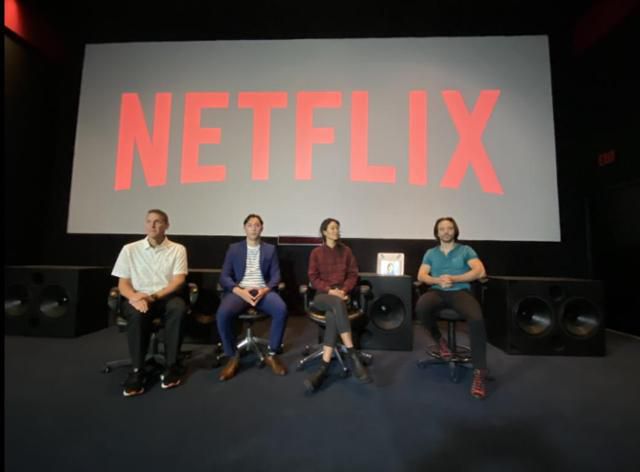 드라마 '이상한 변호사 우영우'의 영어 더빙판을 제작한 성우와 제작진. 버뱅크=연합뉴스