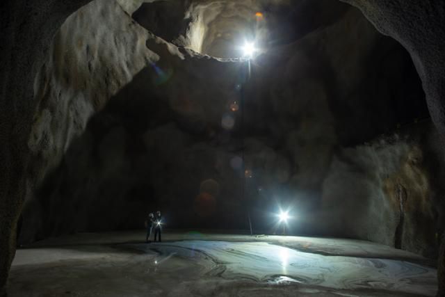 중성미자 검출기 등이 들어설 예미랩 인공동굴. 기초과학연구원 제공