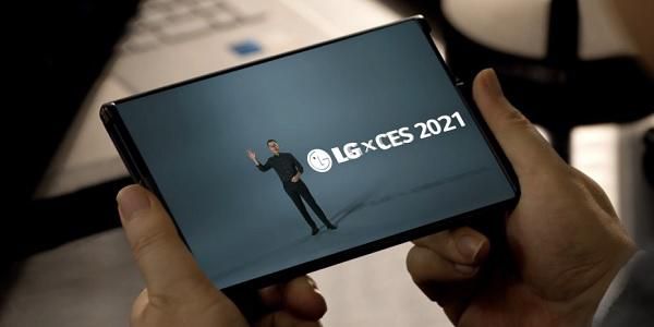 LG전자가 공개했던 롤러블 스마트폰 시제품 이미지. LG전자 제공