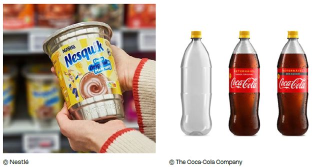 네슬레와 코카콜라 등 글로벌 기업들은 재사용 또는 리필 제품을 확대하기 시작했다. 그린피스 제공