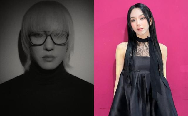 가수 자이언티와 그룹 트와이스 채영이 10살 차 가요계 커플의 탄생을 알렸다. 더블랙레이블, 채영 SNS