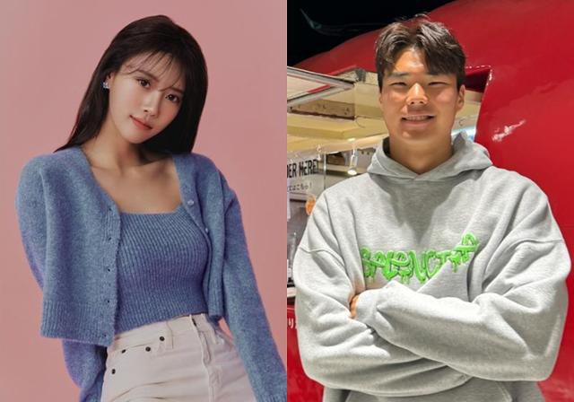 그룹 러블리즈 멤버 미주와 축구선수 송범근이 열애 중이다. 안테나, 송범근 SNS