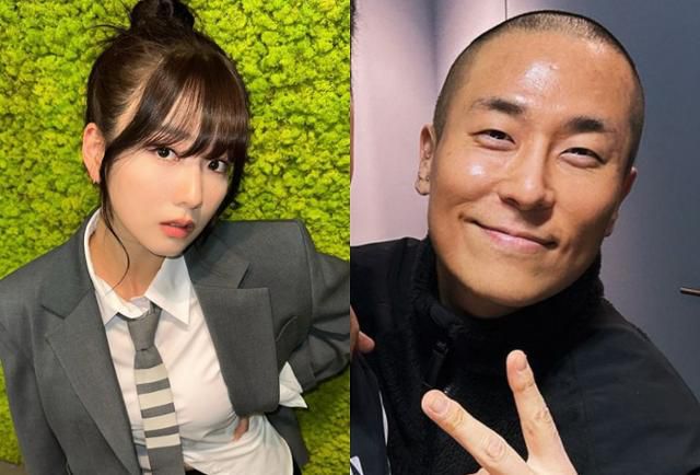 그룹 에이핑크 윤보미와 작곡가 블랙아이드필승의 라도가 열애 중이다. 윤보미, 라도 SNS