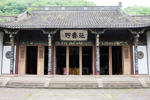 주지의 범려 사당. ⓒ최종명