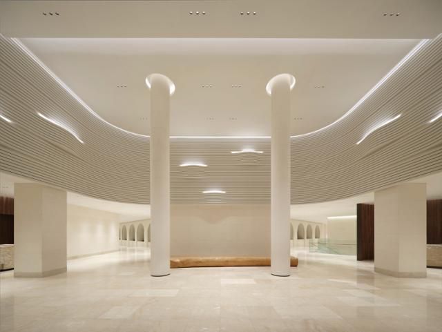 '해비치 리조트 제주'의 로비 인테리어. 해비치호텔앤드리조트 제공