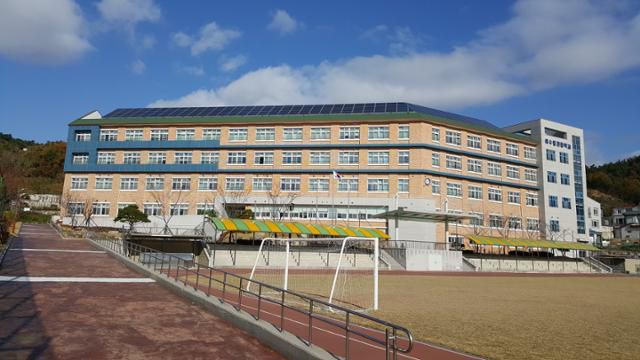 여수 웅천중학교 전경. 여수교육지원청 제공