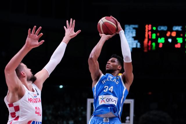 그리스 농구대표팀으로 뛰고 있는 야니스 아데토쿤보. AP