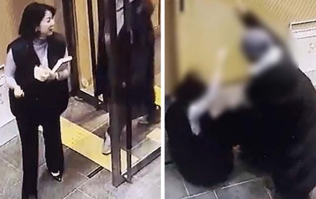 배현진 국민의힘 의원이 1월 25일 서울 강남구의 한 건물에서 신원 미상의 남성에게 습격을 당해 열상을 입었다. 피의자는 배 의원에게 접근해 국회의원 배현진입니까라고 물었고(왼쪽 사진), 손바닥만 한 돌로 10여 차례 배 의원의 머리를 가격했다. 배현진 의원실 제공