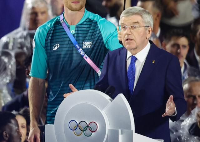 토마스 바흐 IOC 위원장. 파리=연합뉴스