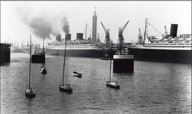 르아브르 항구 전경을 담은 19세기 후반 흑백 사진. 위키피디아