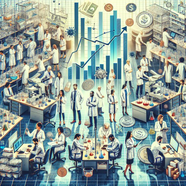 기초과학 연구비를 주제로 설정하고 생성형 인공지능(AI)을 이용해 그린 그림. 달리3·오지혜 기자