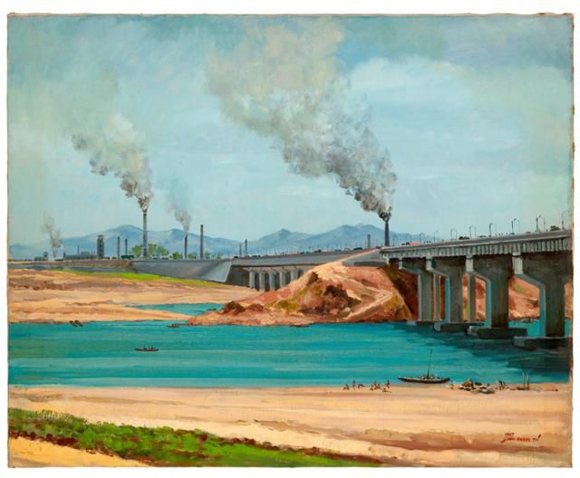 박광진의 '당인리발전소(1976)'. 서울시립미술관 제공