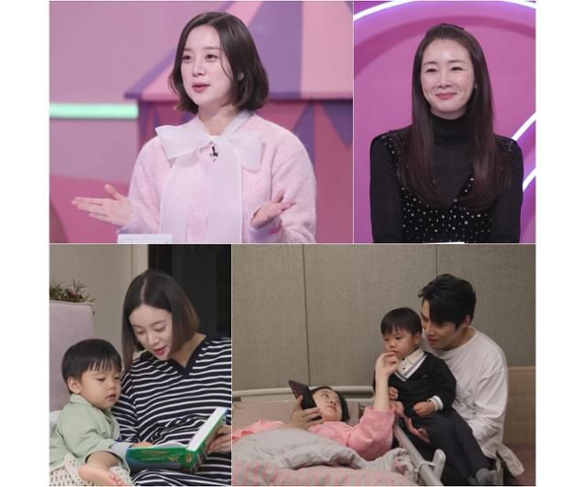 우혜림이 출산 후 첫 활동으로 '슈퍼맨이 돌아왔다' 스튜디오에 출격한다. 그는 둘째 아들을 출산한 과정을 생생하게 담은 영상을 보며 직접 후기를 전한다. KBS2 제공