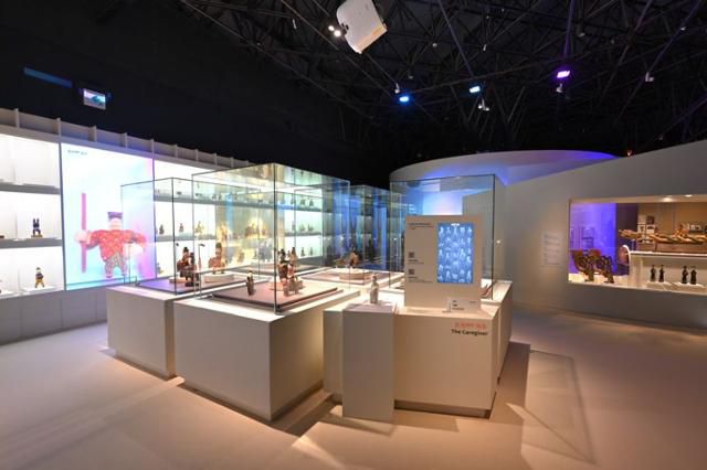 '꼭두' 기증 특별전 전경. 국립민속박물관 제공