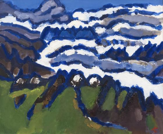 박고석의 '외설악'(1984). 현대화랑 제공