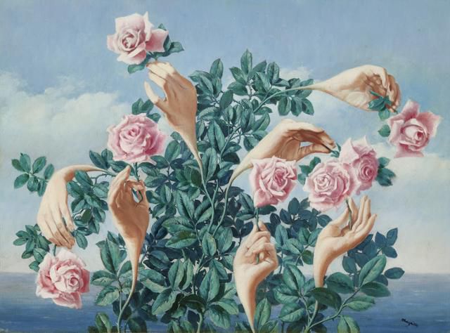 르네 마그리트의 초현실주의 작품. 크리스티 제공