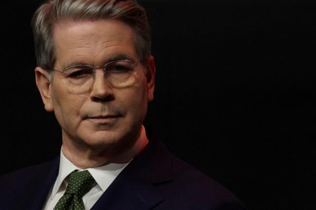 스콧 베선트 미국 재무장관이 6일 뉴욕에서 열린 한 행사에 참석해 있다. 뉴욕=로이터 연합뉴스