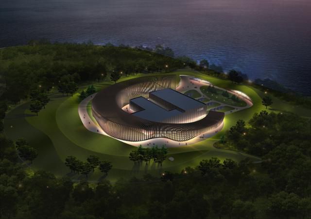 한국수력원자력이 개발에 참여 중인 170MW(메가와트)급 혁신형 소형모듈원자로(i-SMR)의 가상 조감도. 한국수력원자력 제공