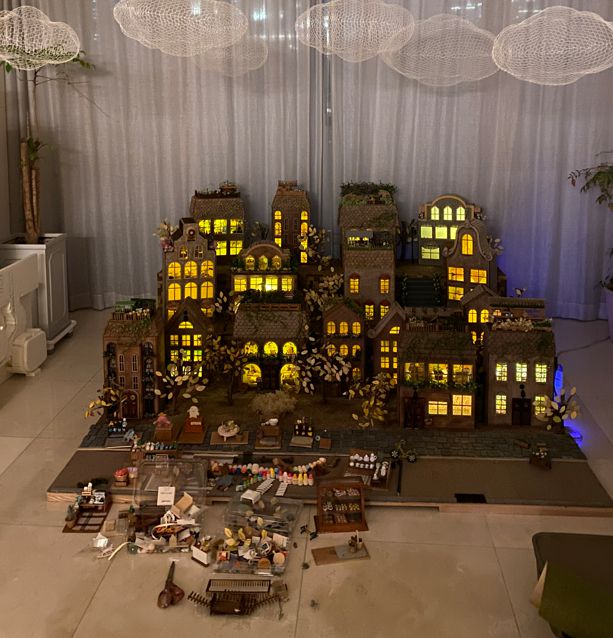 불밝힌 '껌지 마을' 전경. 웅진주니어 제공