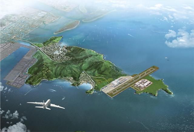 부산 가덕도신공항 조감도. 부산시 제공