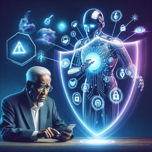 AI가 보이스피싱을 탐지하고 예방하는 최전선에 섰다. 인공지능 이미지 생성프로그램 달리3(Dall-e-3)로 생성한 이미지