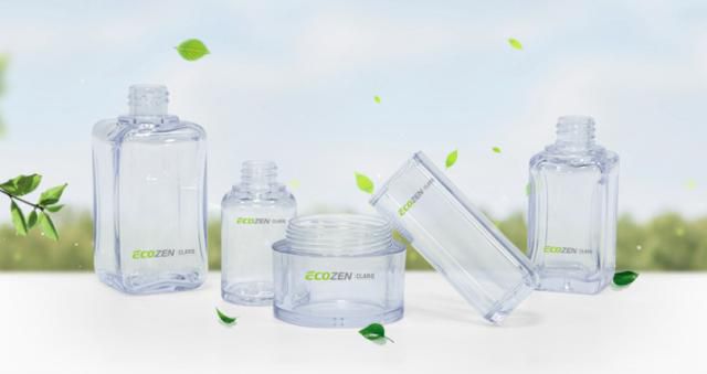 SK케미칼의 코폴리에스터로 만들어진 화장품 용기. SK케미칼 제공