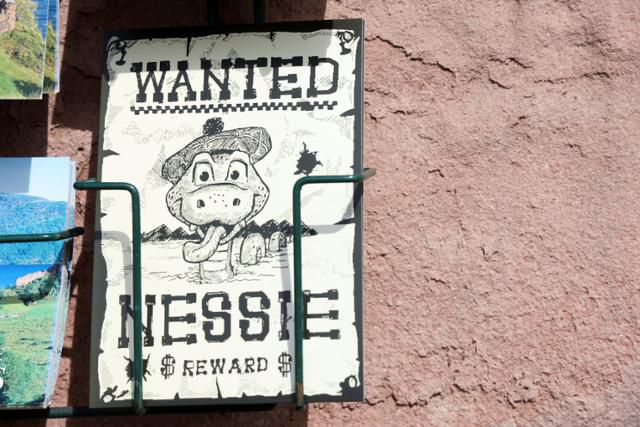 그간 수많은 사람들이 괴물을 찾겠다고 영국 스코틀랜드 인버네스에 위치한 네스호를 방문했다. 네스호 인근에 '네시'를 테마로 하는 엽서가 놓여 있다. 인버네스=로이터 연합뉴스